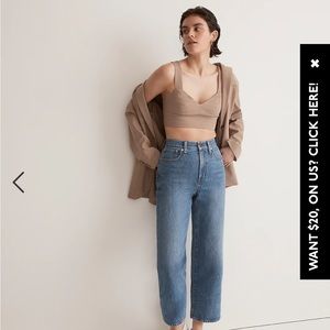 Madewell perfect vintage wide-leg crop Jean
